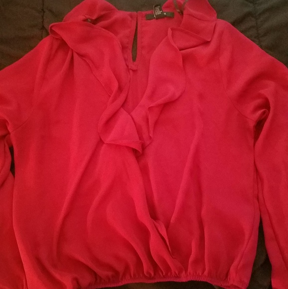 Maroon crop top - Picture 1 of 2